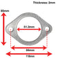 APEXi A'PEXi - Exhaust Gasket (Two Bolt) - Replacement