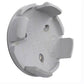 Ford Racing Ford Car Black & Chrome Wheel Center Cap Kit - Satin M-1096K-BCS