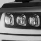 AlphaRex 07-13 Chevy AvalancheáNOVA LED Proj Headlights Plank Style Matte Black w/Activ Light/DRL 880288 *Discontinued