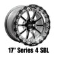 Belak Wheels Belak 17x9.5 / 6.25in BS / 6x135mm BP / High Pad / Series 4 - Single Beadlock Wheel 17096135S46BS-SBL