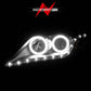 Anzo 2010-2011 Toyota Camry Projector Headlights w/ Halo Black (CCFL)