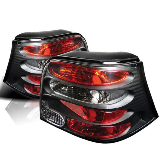 Spyder Volkswagen Golf 99-04 Euro Style Tail Lights Black ALT-YD-VG99-BK 5008343