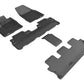 3D MAXpider 14-19 Toyota Highlander w/ Bucket 2nd Row Kagu Floormat Set (R1, R2, R3) - Black L1TY18201509