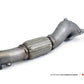 AMS Performance 08-15 Mitsubishi EVO X Widemouth Downpipe w/Turbo Outlet Pipe AMS.04.05.0001-1