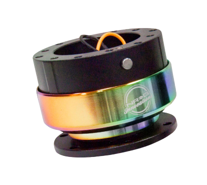 NRG Quick Release Gen 2.0 - Black Body / Neochrome Ring