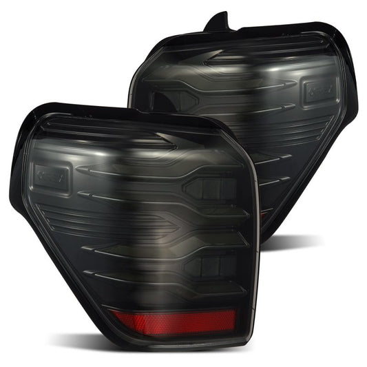 AlphaRex 10-21 Toyota 4Runner LUXX LED Taillights Alpha Blk w/Activ Light/Seq Signal 690030 *Discontinued