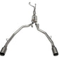 CORSA Performance Corsa 21-22 Dodge Ram TRX Crew Cab Xtreme Catback Exhaust Dual Rear Gunmetal Tip 21189GNM