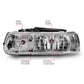Anzo 1999-2002 Chevrolet Silverado 1500 Crystal Headlights Chrome