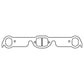 Cometic Gasket Cometic Pontiac 326-455 CI V8 .043in Copper Exhaust Manifold Gasket Set - 2.000in x 1.550in D-Ports C15342C