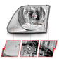 Anzo 1997-2003 Ford F-150 Crystal Headlights Chrome