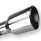 Borla 2.25in Inlet 3.19in Round Rolled Angle Cut Outlet x 5in Long Embossed Tip 20236