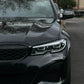 BMW 2 Series G87 3 Series G20/G28 M3 Style Carbon Fiber Side Mirror Housing (2019 - 2024)