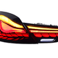 BMW 6 Series F12 F13 F06 Smoke and Red GTS OLED Style Taillights (2011-2018)