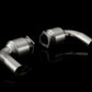 Akrapovic 10-13 Porsche 911 Turbo/Turbo S (997) Link Pipe Set w/ Cat (Titanium) L-PO997TFLS-100