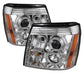 Spyder Cadillac Escalade 02-06 Projector Halogen Model- LED Halo DRL Chrm PRO-YD-CE02-DRL-C 5037930