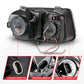 Anzo 2005-2010 Chrysler 300C Projector Headlights w/ Halo Black (CCFL) G2