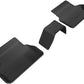 3D MAXpider 2017-2020 BMW 5 Series G30/G31 Kagu 2nd Row Floormats - Black L1BM08421509