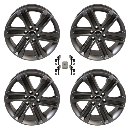 Ford Racing 15-22 F-150 20x8.5 Dark Alloy Wheel Kit M-1007K-S2085F15