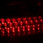 Anzo 1996-2002 Mercedes Benz E Class W210 LED Tail lights Red/Clear