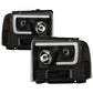 Spyder 05-07 Ford F250/350/450 Super Duty Projector LED Black PRO-YD-FS05V2PL-BK 5087911