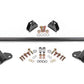 BMR Suspension BMR 15-23 Ford S550 Mustang Shock Mount Kit - Black Hammertone SM762H