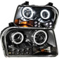 Anzo 2005-2010 Chrysler 300 Projector Headlights w/ Halo Black
