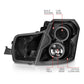 Anzo 2003-2007 Cadillac Cts Projector Headlights w/ Halo Black (CCFL)