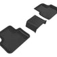 3D MAXpider 2017-2020 Audi Q7/Q8 Kagu 2nd Row Floormats - Black L1AD04021509