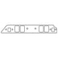 Cometic Gasket Cometic Chevy Gen-4 BB V8 Intake Mani Gskt .060in Fiber-1.750in X 2.500in Rectangular Port-20 Pack CP5649
