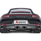 Akrapovic 16-17 Porsche 911 Carrera S/4/4S/GTS (991.2) Slip-On Line (Titanium) w/ Titanium Tips S-PO/TI/5H