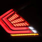AlphaRex 16-21 Honda Civic Hatchback / Type-R FK8 Nova-Series LED Tail Lights - Black Smoke 676010 *Discontinued
