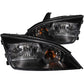 Anzo 2005-2007 Ford Focus Crystal Headlights Black