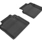 3D MAXpider 2011-2019 Infiniti Q70/M37 Kagu 2nd Row Floormats - Black L1IN01521509