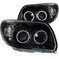 Anzo 2006-2009 Toyota 4Runner Projector Headlights w/ Halo Black