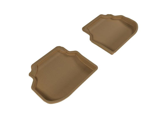 3D MAXpider 2011-2014 BMW 5 Series F10 Kagu 2nd Row Floormats - Tan L1BM05421502