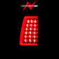 ANZO 1999-2002 Chevy Silverado 1500 LED Taillights Plank Style Black w/Clear Lens 311330
