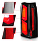 ANZO 2015-2020 Chevrolet Tahoe LED Tail Lights w/ Light Bar Black Housing Clear Lens 311374