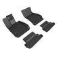 3D MAXpider 18-23 BMW 8 Series Kagu Floor Mat- Black R1 R2 L1BM11001509