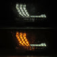 AlphaRex 10-12 Ford Mustang PRO-Series Projector Headlights Plank Style Jet Black w/Top/Bottom DRL 880110 *Discontinued