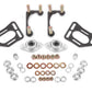 BMR Suspension BMR 90-93 Fox Mustang Caster Camber Plates - Black Hammertone WAK731H