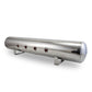 AIRLIFT 5 Gal Alum Air Tank - (4) 3/8" face ports, & 1/4" drain port - 36" L x