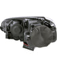 Anzo 2006-2009 Volkswagen Rabbit Projector Headlights w/ Halo Black (CCFL)