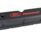 Ford Black Steel Valve Cover Set w/Ford Racing Logo FRD302-072