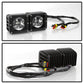 Spyder Dodge Ram 2013-2018 1500 Only Full LED Fog Lights W/Bracket and Universial Switch- Clear 9045424