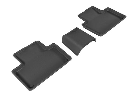 3D MAXpider 2015-2019 Volvo XC90 Kagu 2nd Row Floormats - Black L1VV02021509