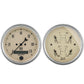 AutoMeter Gauge Kit 2 Pc. Quad & Speedometer 3-3/8in. Antique Beige 1800