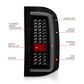 ANZO 2007-2013 Chevrolet Silverado1500/ 2500/ 3500 LED Tail Lights w/ Light Bar Black Housing Smoke 311381