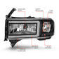 ANZO 94-02 Dodge RAM Crystal Headlight - w/ Light Bar Black Housing 111554