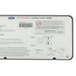Ford Racing Ford Performance Slim License Plate Frame - Black Stainless Steel M-1828-SSB