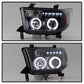 Spyder Toyota Tundra 07-13 Projector Headlights CCFL Halo LED Blk PRO-YD-TTU07-CCFL-BK 5030306